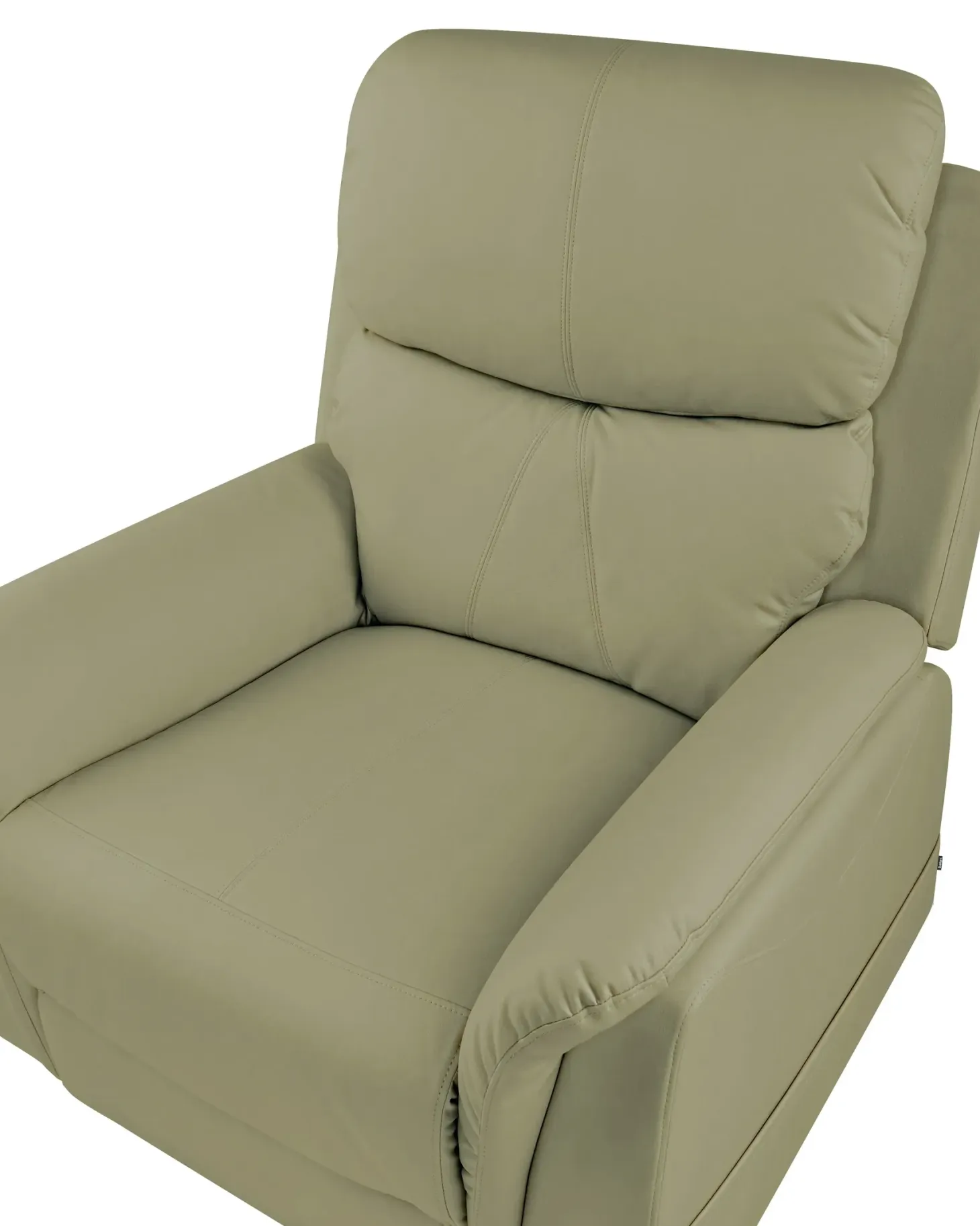 Elektrisk recliner stol GLORIE massagefunktion Grøn