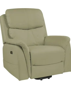 Elektrisk recliner stol GLORIE massagefunktion Grøn