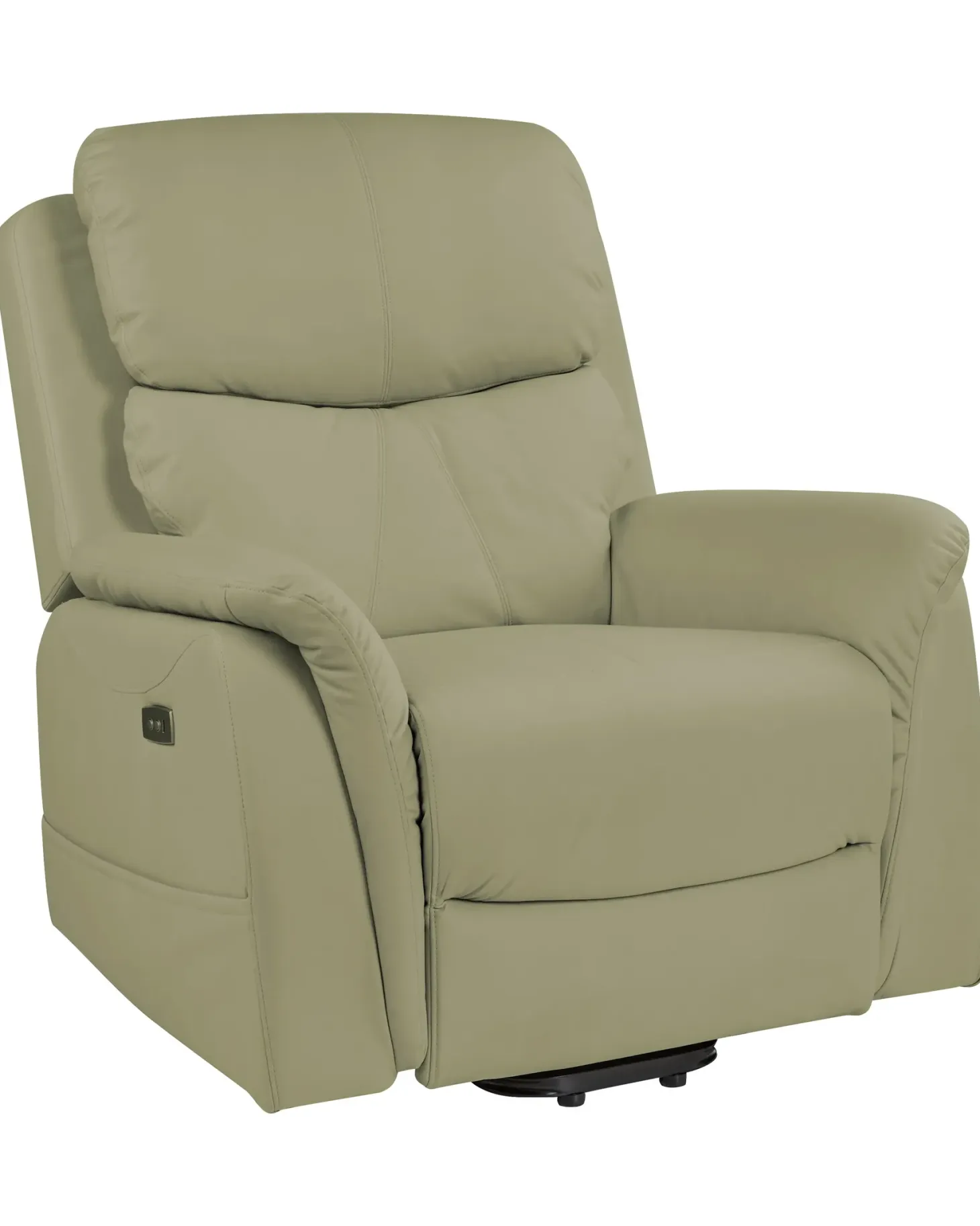 Elektrisk recliner stol GLORIE massagefunktion Grøn