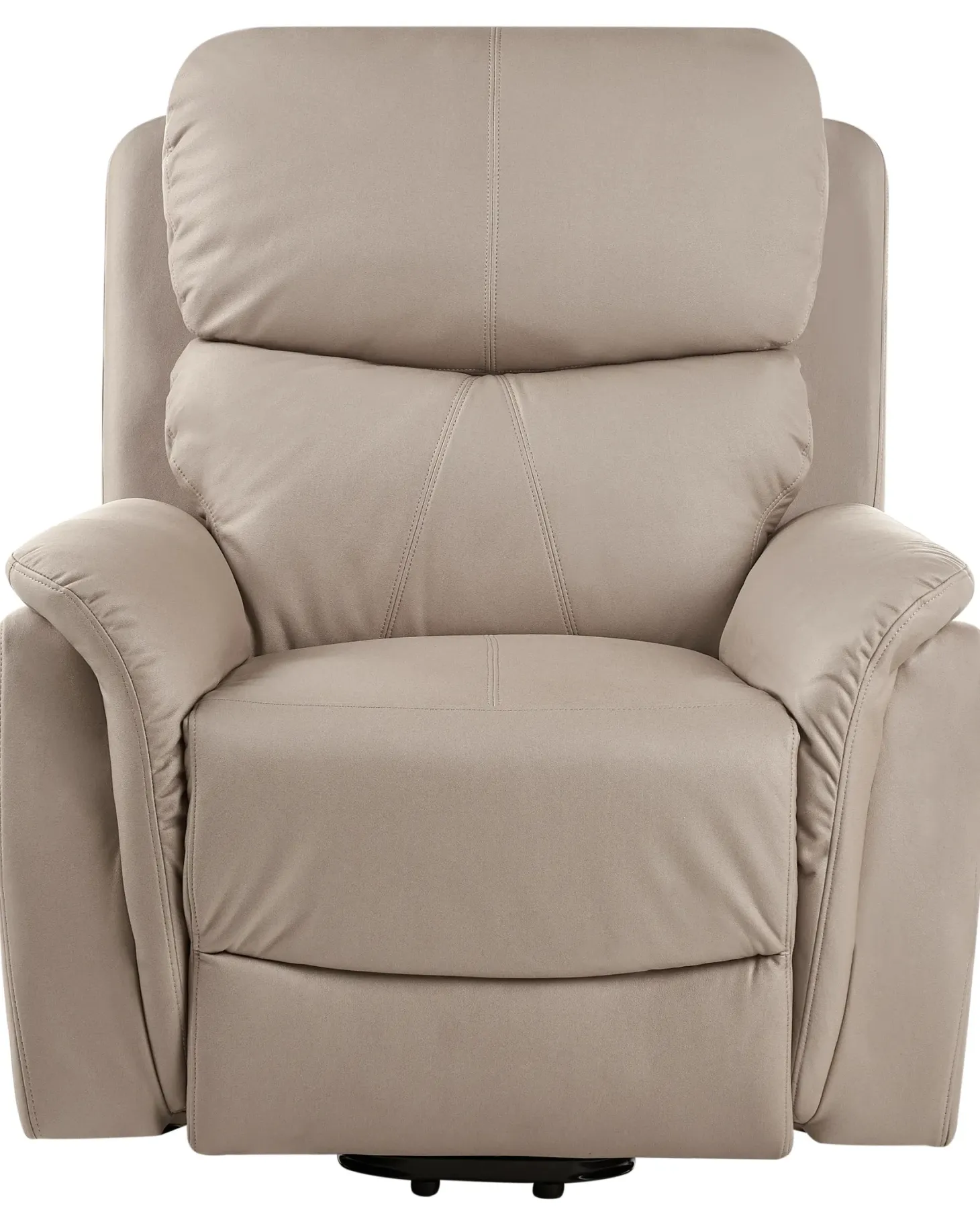 Elektrisk recliner stol GLORIE massagefunktion Brungrå