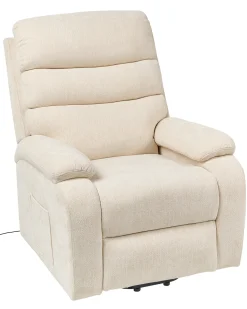 Elektrisk recliner stol RISE Inkl. fodstøtte Lys Beige