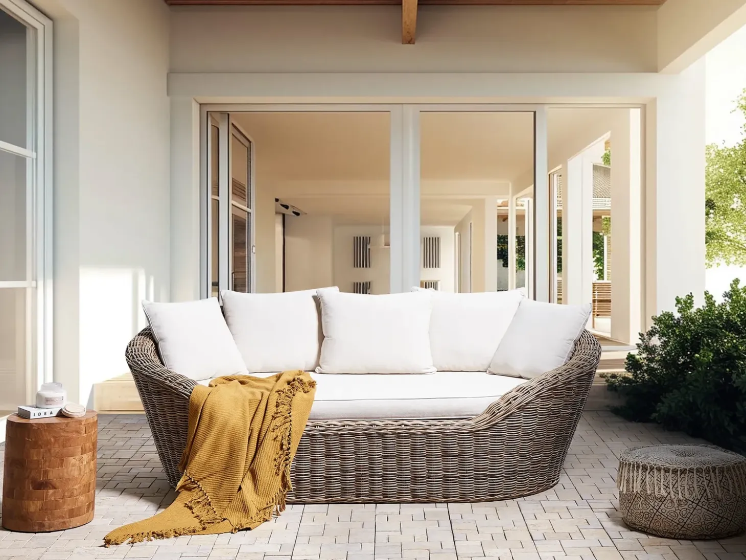 Elskovsrede CAVO Rattan Naturlig