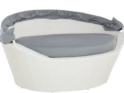 Elskovsrede SYLT PE-rattan Hvid
