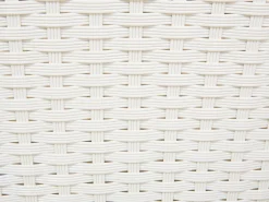 Elskovsrede SYLT PE-rattan Hvid