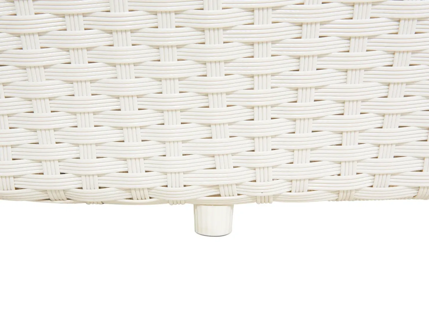 Elskovsrede SYLT PE-rattan Hvid
