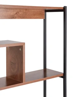 6-etagers reol DAVEN 180 cm Brun