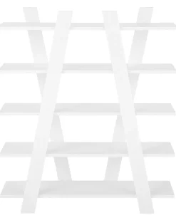 5-etagers reol ESCALANTE 116 cm Hvid