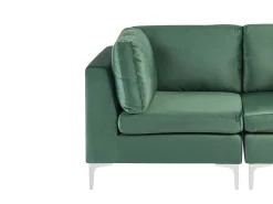 EVJA 3 personers Modulsofa Grøn Velour