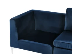 EVJA 3 personers Modulsofa Navy Blå Velour