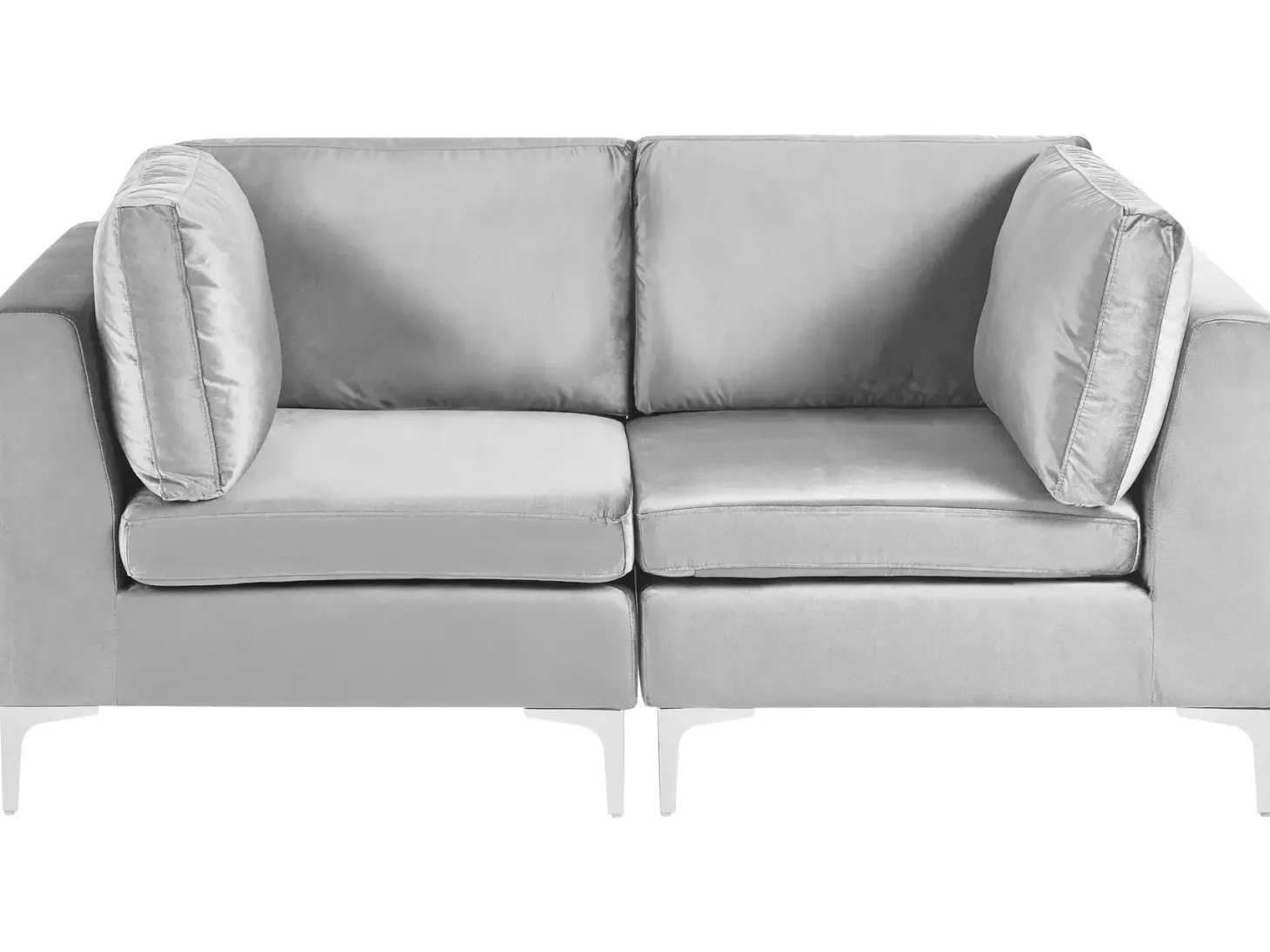 EVJA 2 personers Modulsofa Grå Velour