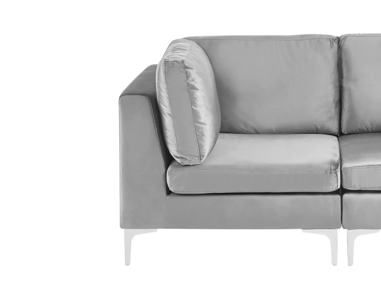 EVJA 2 personers Modulsofa Grå Velour
