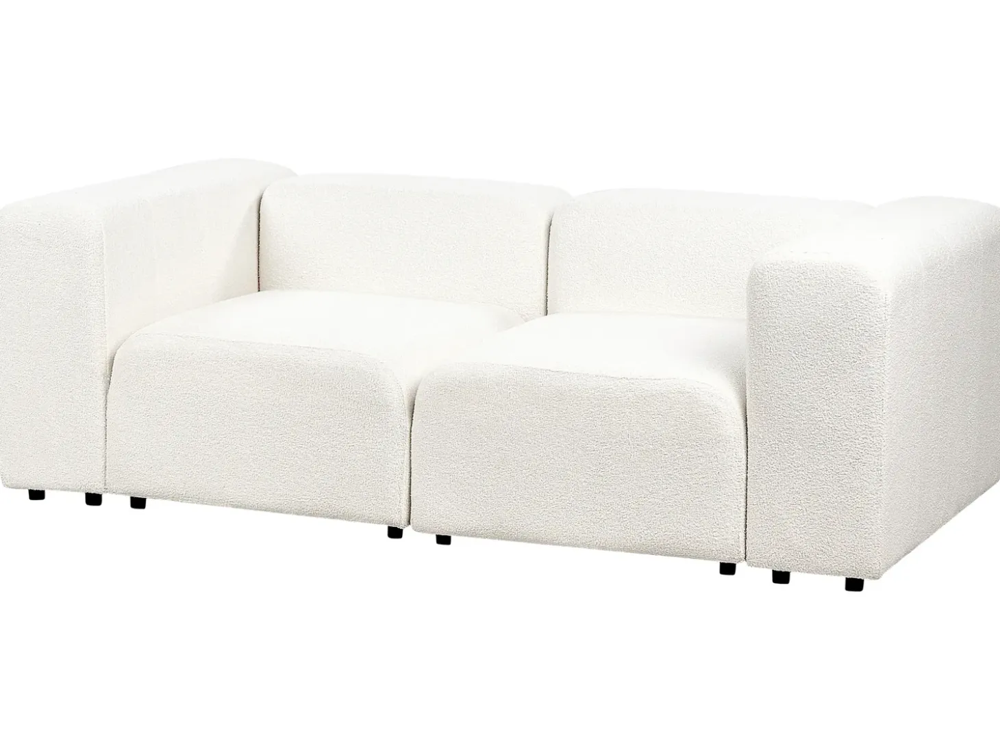 FALSTERBO 2 personers Modulsofa Hvid Boucle