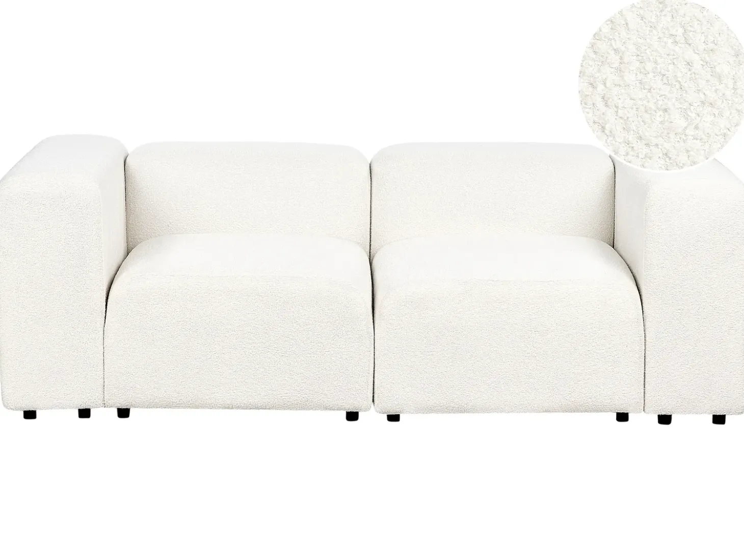 FALSTERBO 2 personers Modulsofa Hvid Boucle