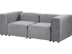 FALSTERBO 2 personers Modulsofa Grå Velour