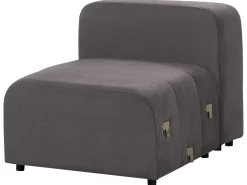 FALSTERBO 3 personers Modulsofa Mørkegrå Velour