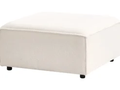 Fodskammel ARDAL Boucle Cremehvid