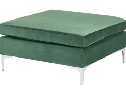 Fodskammel EVJA Velour Grøn