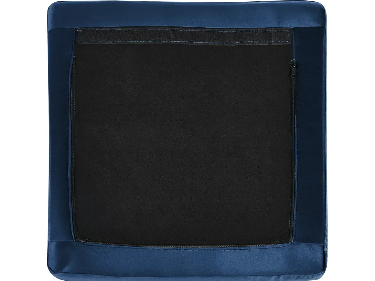 Fodskammel EVJA Velour Navy Blå