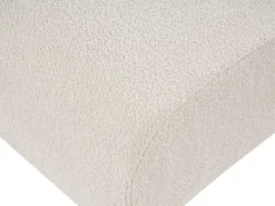 Fodskammel KIVVIK Boucle Cremehvid