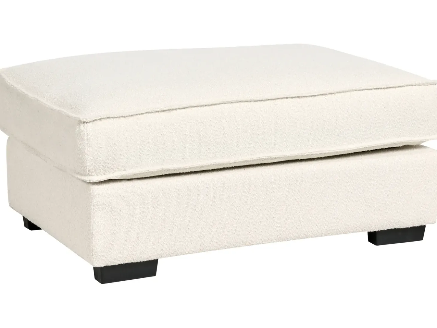 Fodskammel KOLDING Boucle Lys Beige