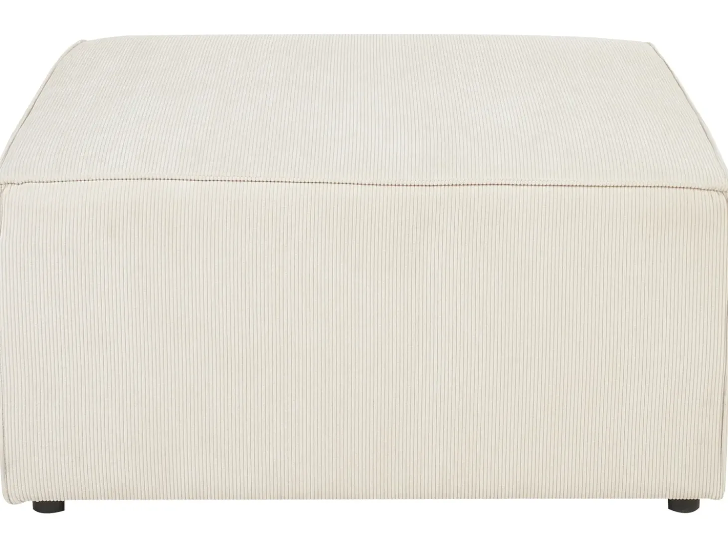 Fodskammel LEMVIG Fløjl Lys Beige