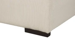 Fodskammel LUNGO Fløjl Beige