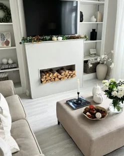 Fodskammel ROVIGO Beige
