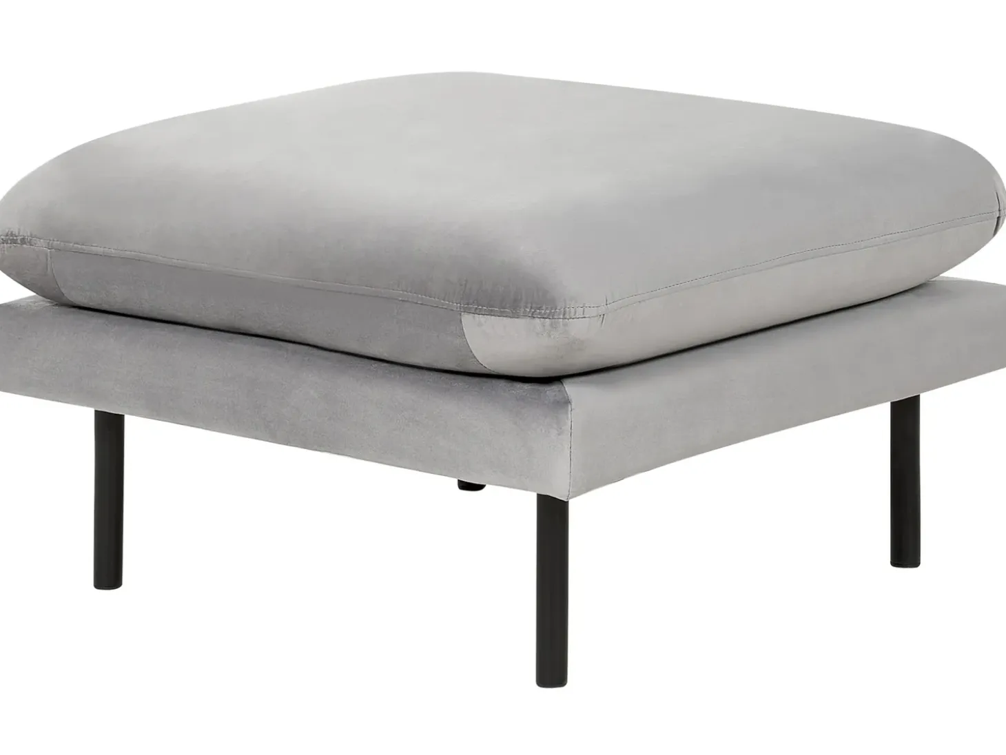 Fodskammel VINTERBRO Velour Grå