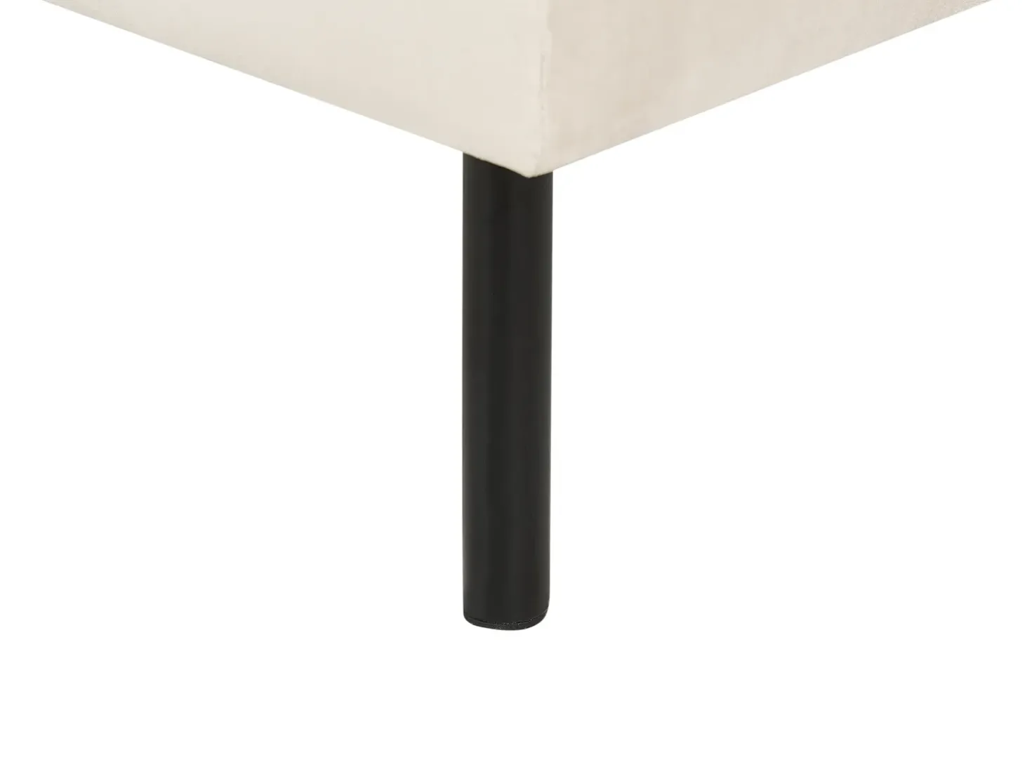 Fodskammel VINTERBRO Velour Lys Beige