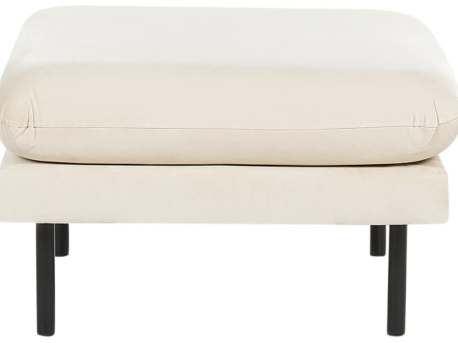 Fodskammel VINTERBRO Velour Lys Beige