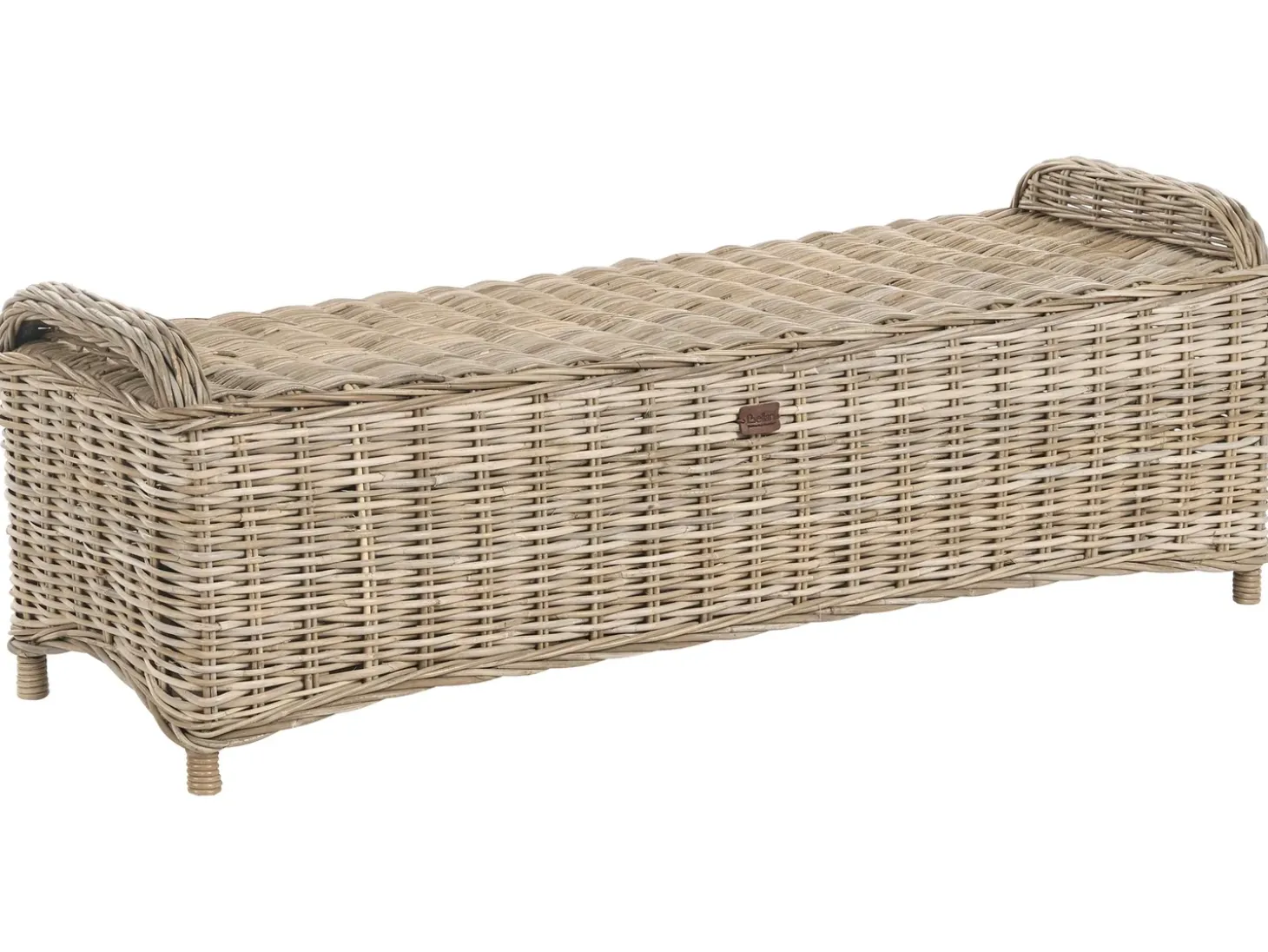 Fodskammel til haven SUSUA 140 cm Rattan Naturlig