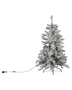 Forbelyst juletræ LED TATLOW 120 cm Grøn