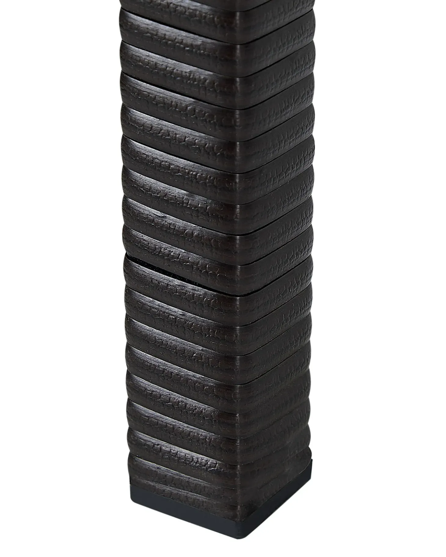 Forhøjet plantekrukke CARAGANA 77 cm Mørkebrun PE-rattan