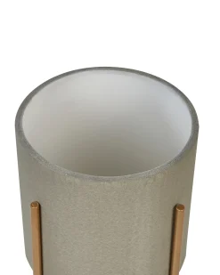 Forhøjet plantekrukke HYBRIDUM Metal 33 cm Grå