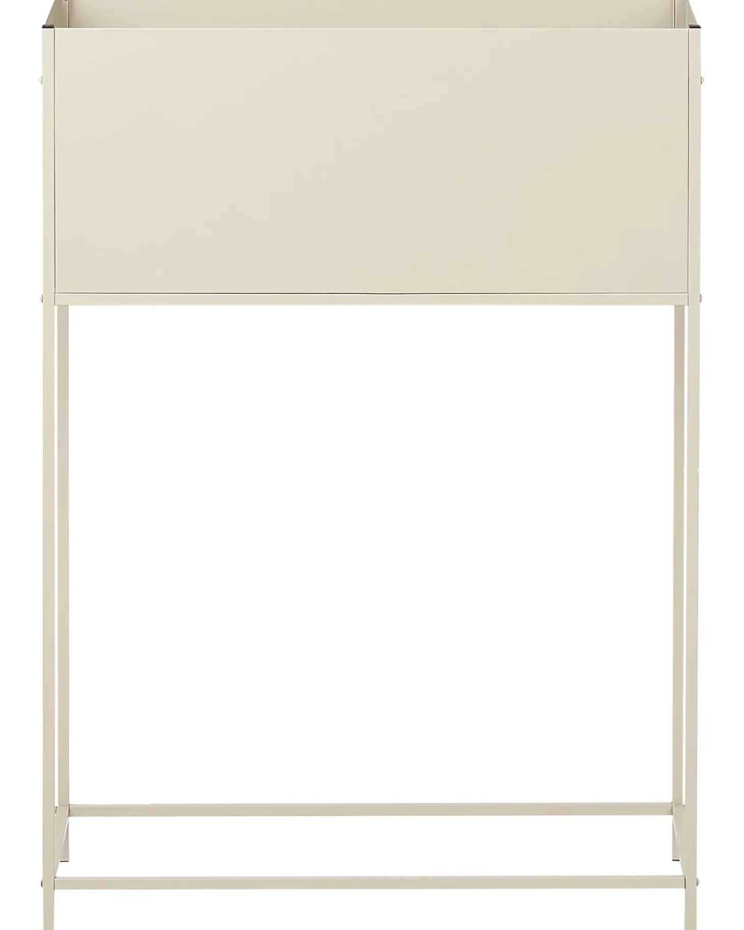 Forhøjet plantekrukke TAPIEN Metal 70 cm Beige