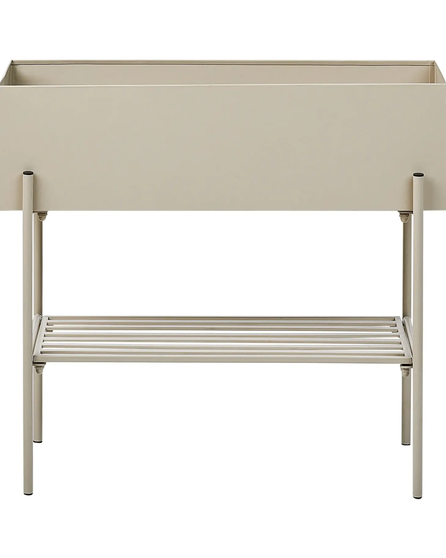 Forhøjet plantekrukke VINCA Metal 70 cm Beige
