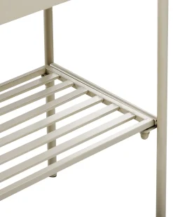 Forhøjet plantekrukke VINCA Metal 70 cm Beige