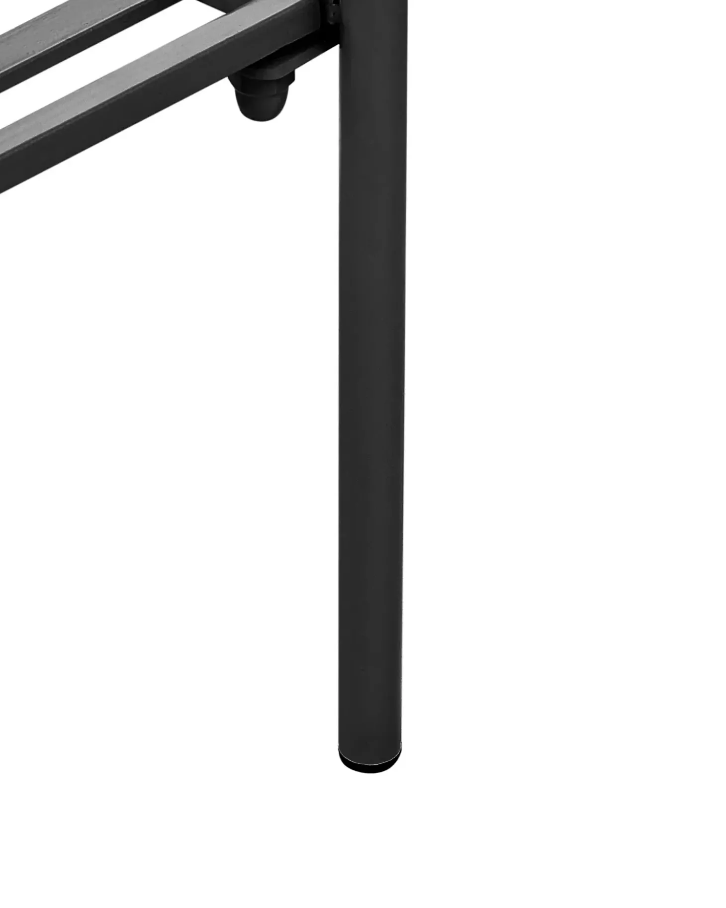 Forhøjet plantekrukke VINCA Metal 70 cm Sort
