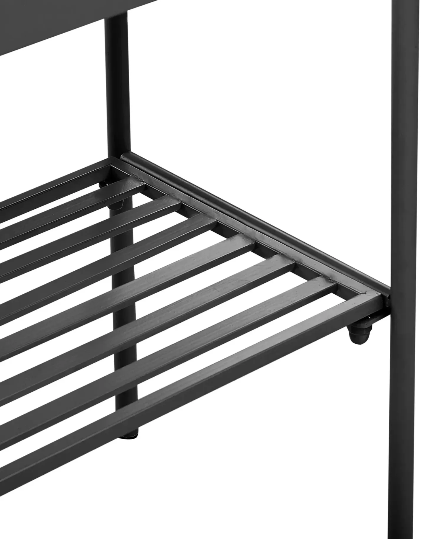 Forhøjet plantekrukke VINCA Metal 70 cm Sort