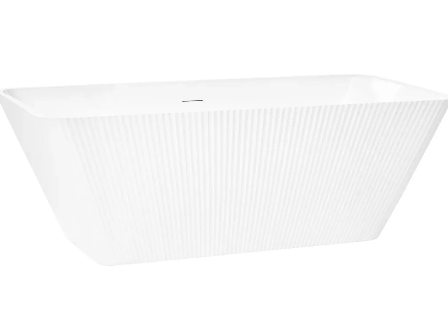 Fritstående badekar ATCAMA 170 x 75 cm Hvid