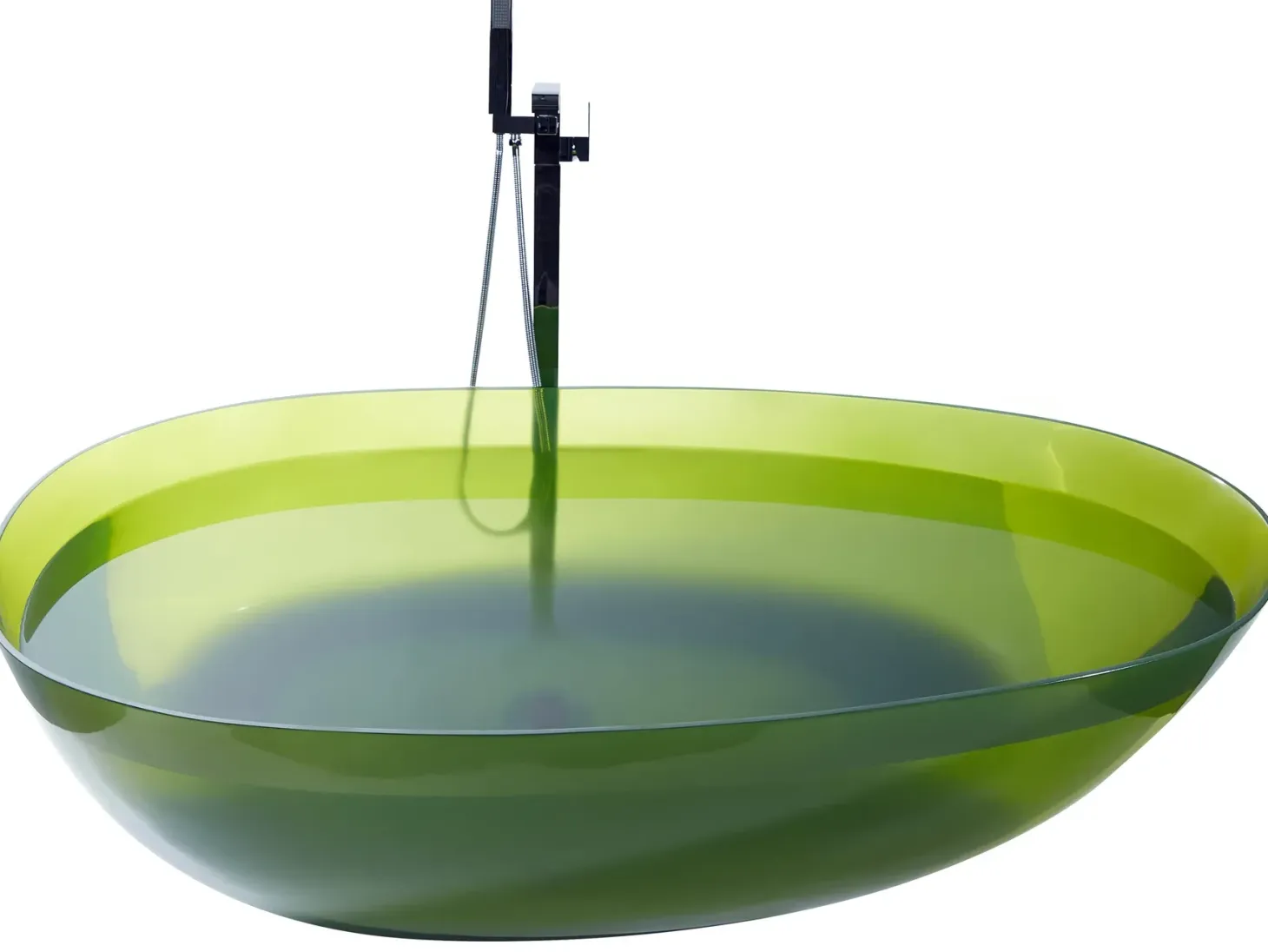 Fritstående badekar BLANCARENA 170 x 78 cm Grøn
