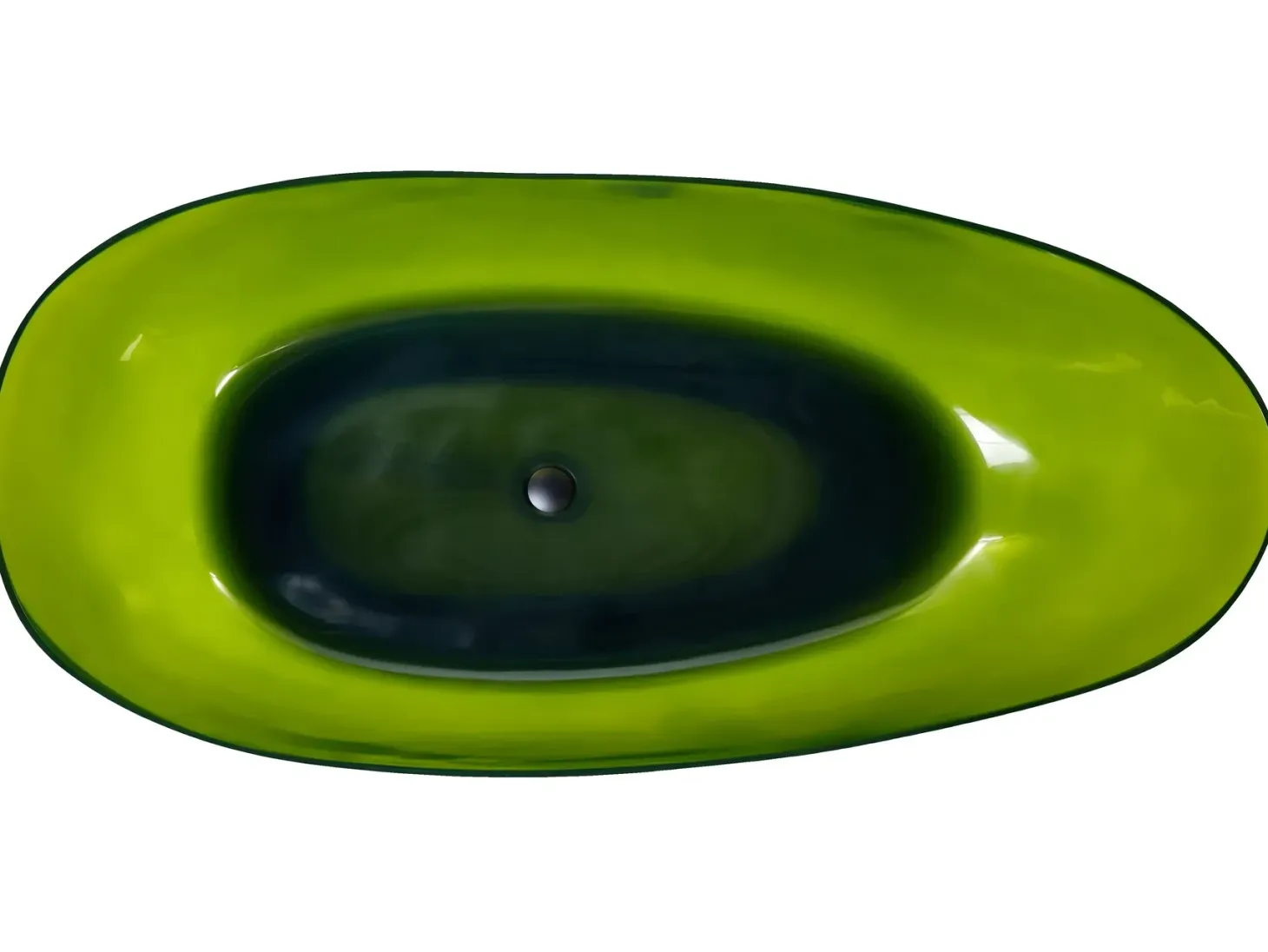Fritstående badekar BLANCARENA 170 x 78 cm Grøn