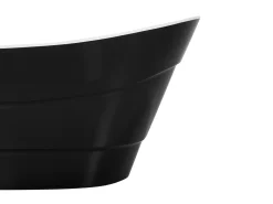 Fritstående badekar BUENAVISTA 170 x 73 cm Sort