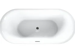 Fritstående badekar CARRERA 170 x 80 cm Bordeaux