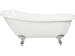 Fritstående badekar CAYMAN 153 x 77 cm Hvid