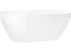 Fritstående badekar CEDROS 170 x 75 cm Hvid