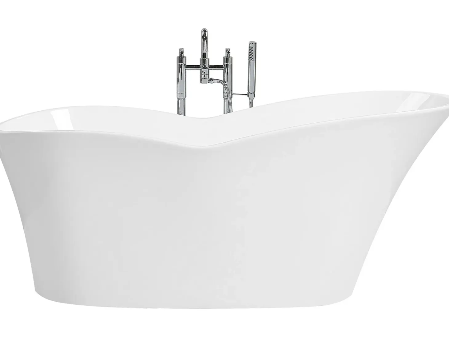 Fritstående badekar DULCINA 170 x 80 cm Hvid