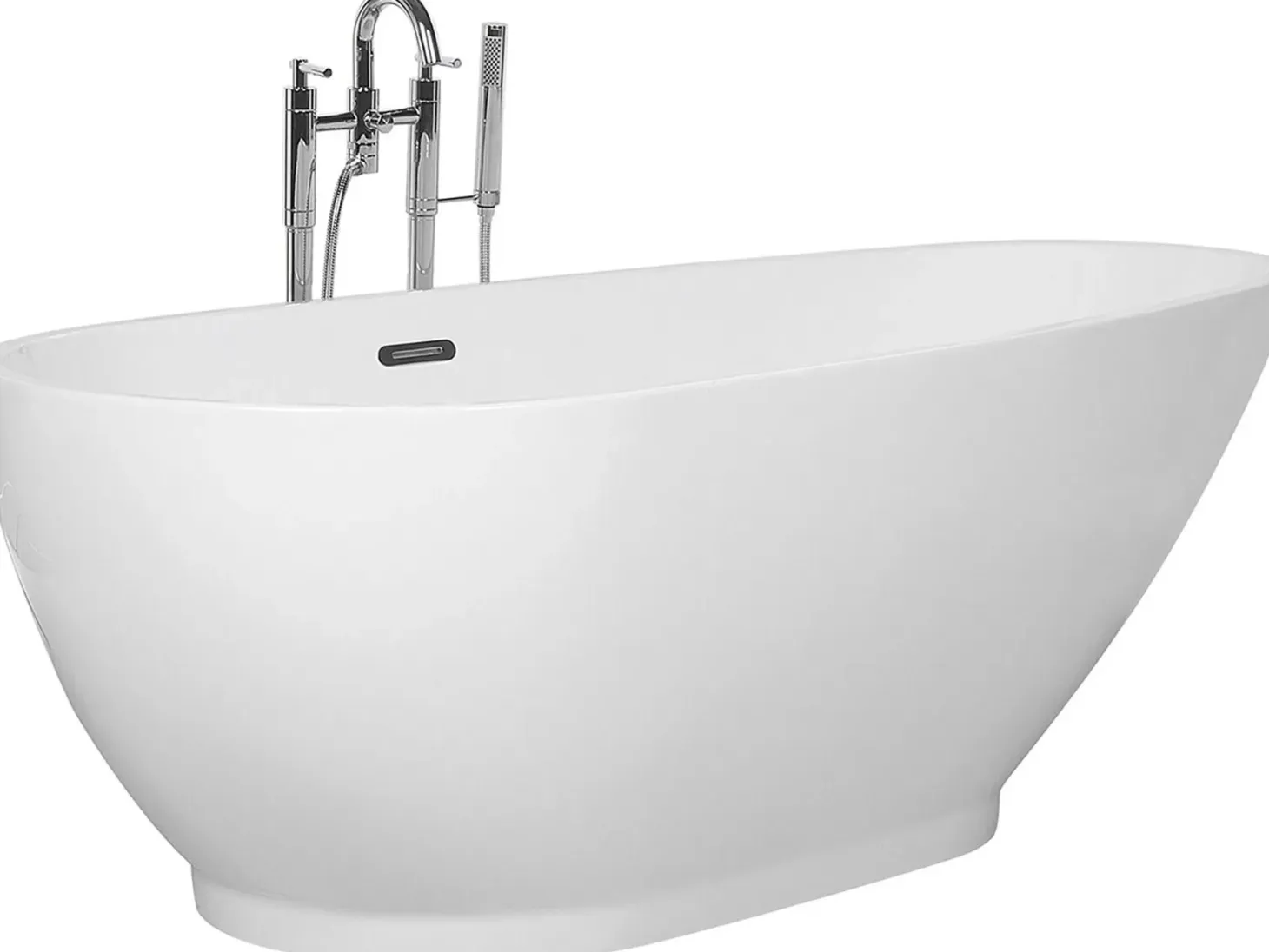 Fritstående badekar GUIANA 173 x 82 cm Hvid