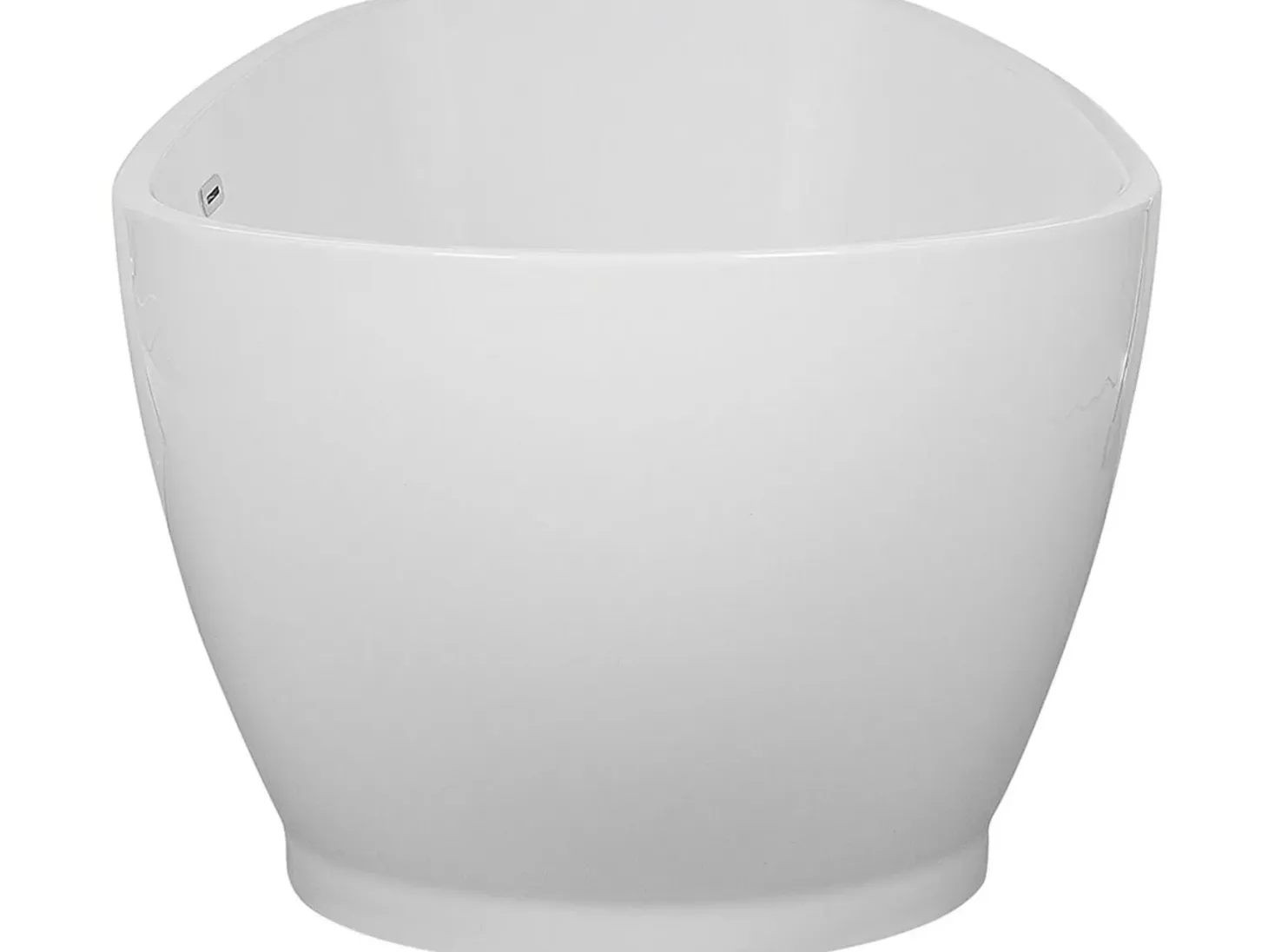 Fritstående badekar GUIANA 173 x 82 cm Hvid