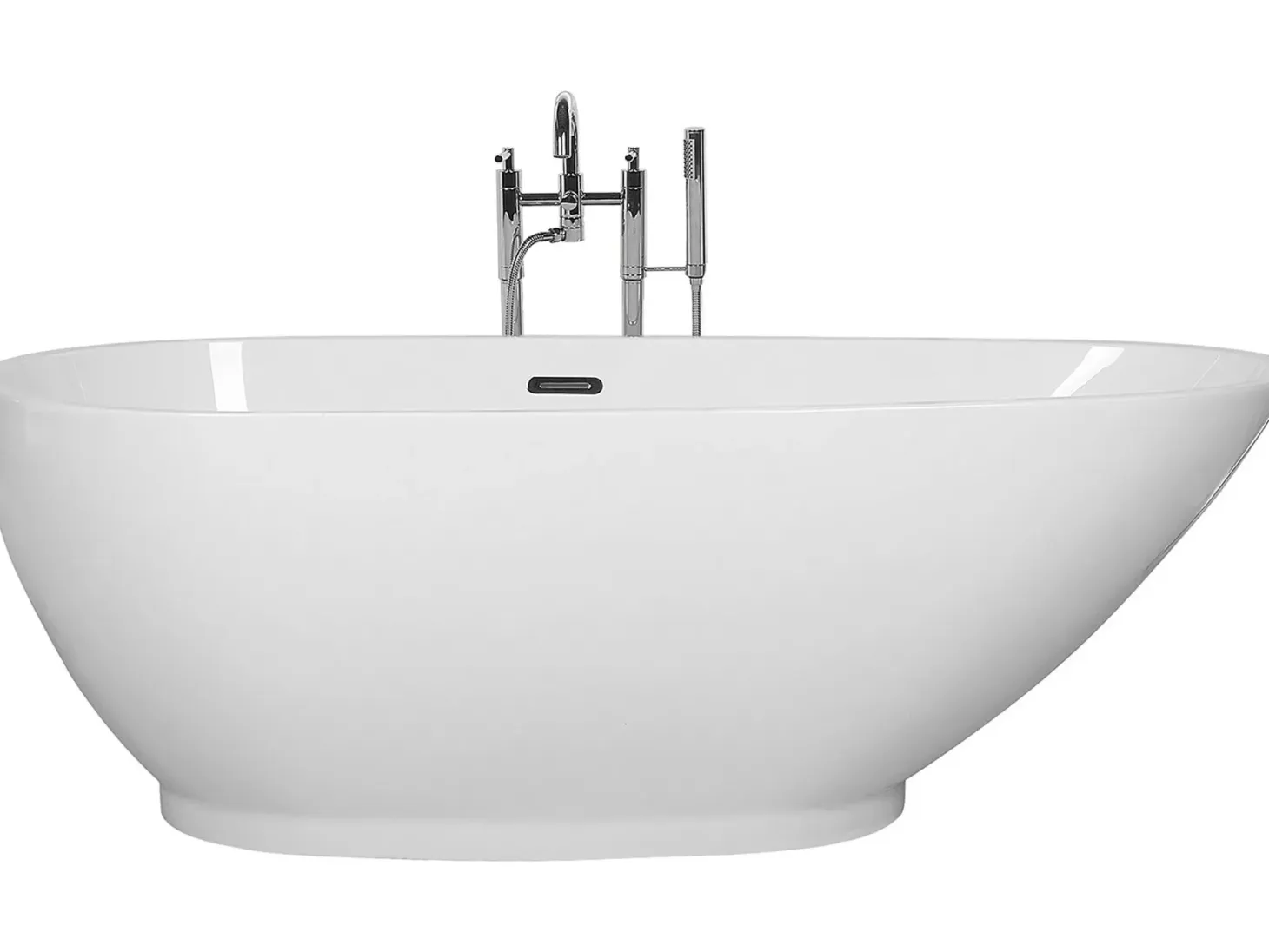 Fritstående badekar GUIANA 173 x 82 cm Hvid